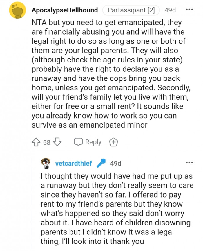 5. They are financially abusing you