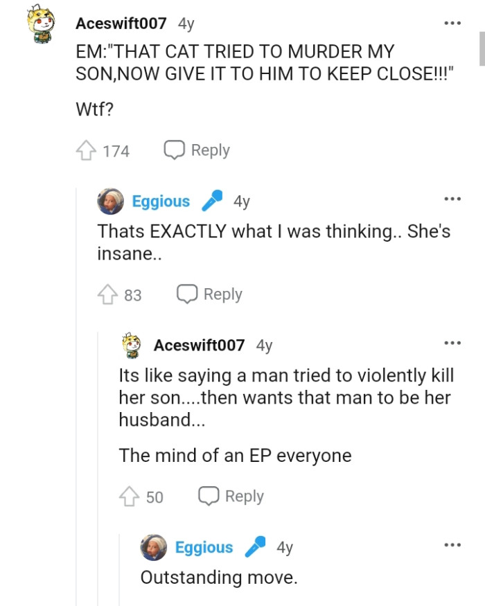 Let's head into the comments section and find out what other Redditors have to chirp into the story