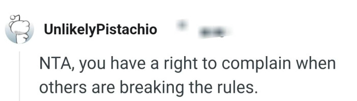 The OP has every right to complain