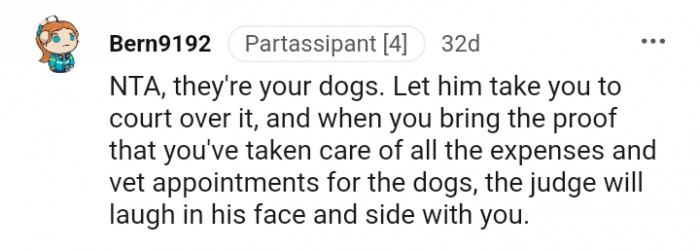 3. The judge will laugh in his face