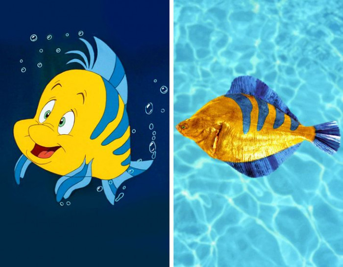 14. How Flounder from The Little Mermaid would probably look like in this universe. Well, that sucks.