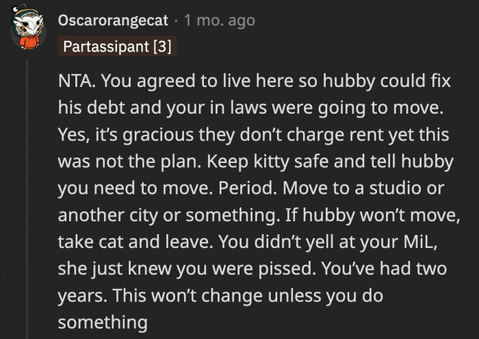 This Redditor sided with OP and pointed out they had an agreement