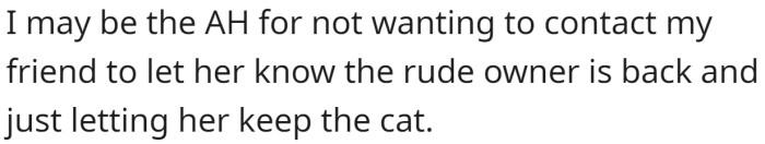 OP has offered the following explanation for why they think they might be the a-hole: