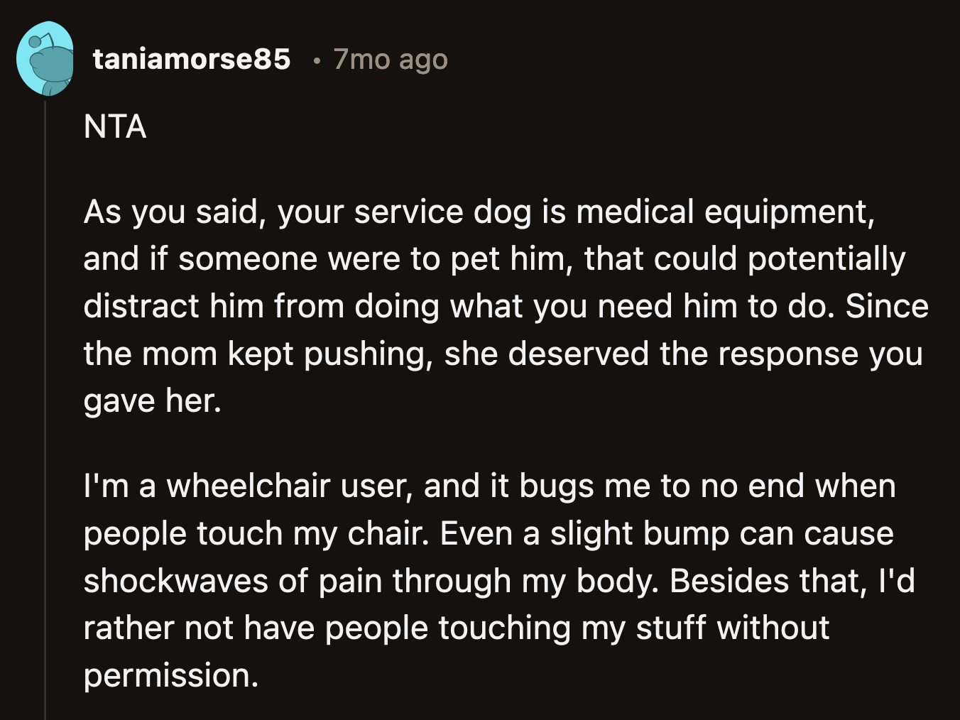 It was unfortunate that OP's attempt to show them their hypocrisy flew over their heads.