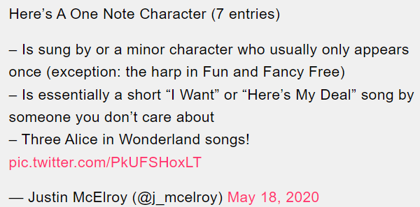 17. “Here’s A One Note Character”