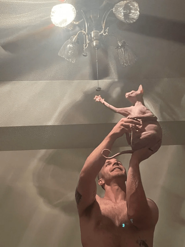 4. He does this every night.