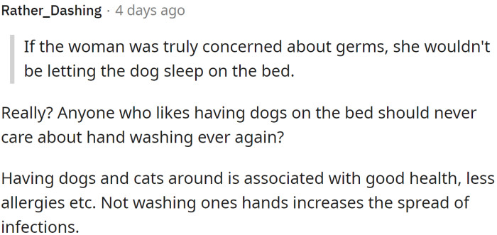 This Redditor has a different opinion: