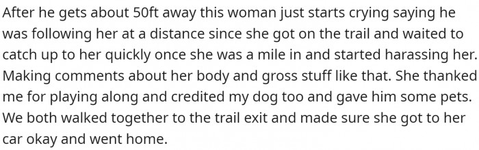 The woman was terrified. These two boys saved her.