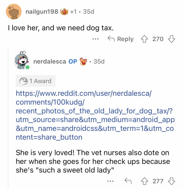 I want to give her snuggles, too.