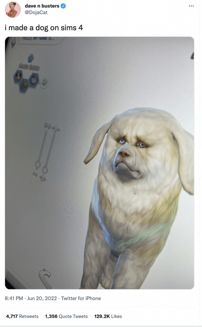 9. I need to know if she made it as a character or what. She's unlocked super features for Sims 4.