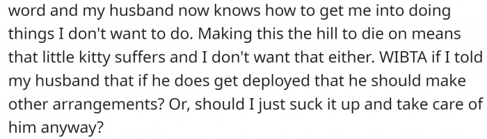 Now OP asks what to do