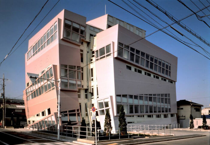 13. Nunotani Office Building in Tokyo, by Eisenman Architects