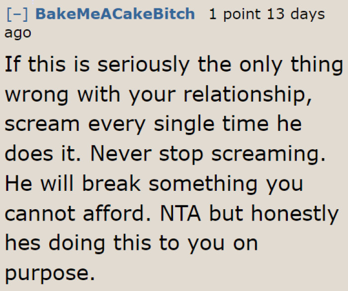 This is going to be stressful, though.