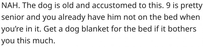 5. He should find ways to cope with the dog.