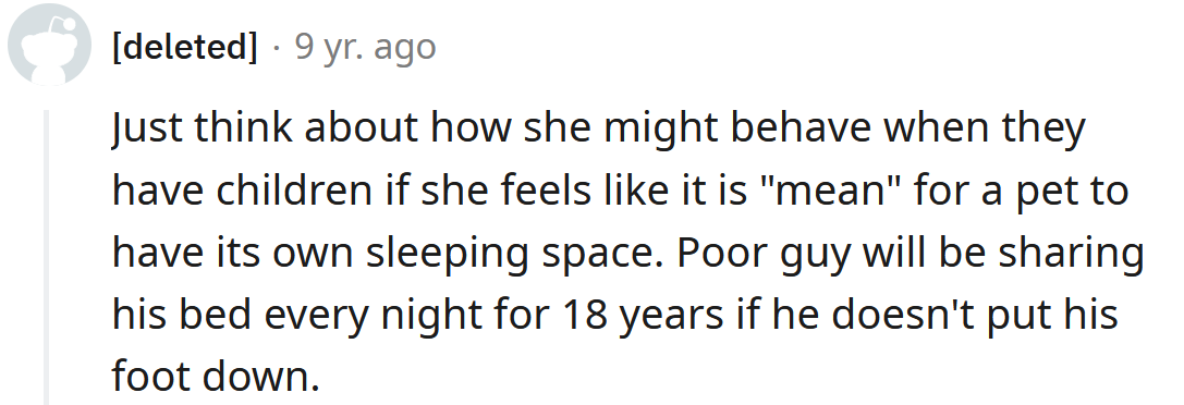 Imagine what she'll be like with kids!