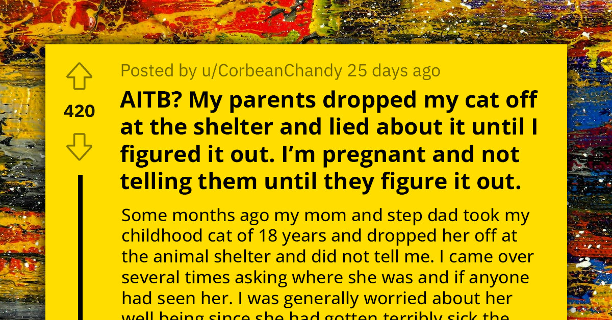 Woman Excludes Parents From Pregnancy Reveal After They Secretly Got Rid of Her Beloved Childhood Cat and Lied About It