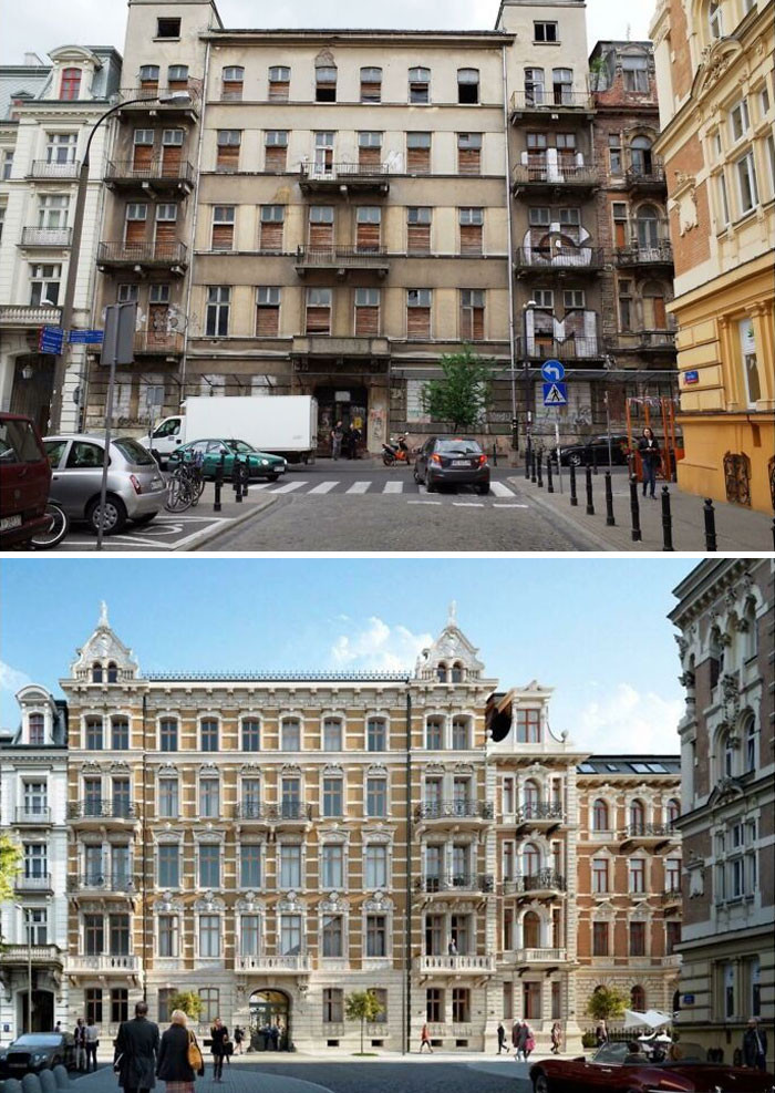 3. A brief reminder of what a proper renovation should resemble, as seen in Warsaw, Poland.