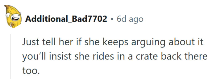 Now that’s one way to make sure everyone follows the same travel policy.