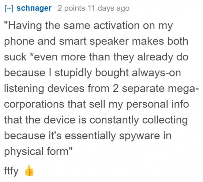 Redditor corrects a previous statement.