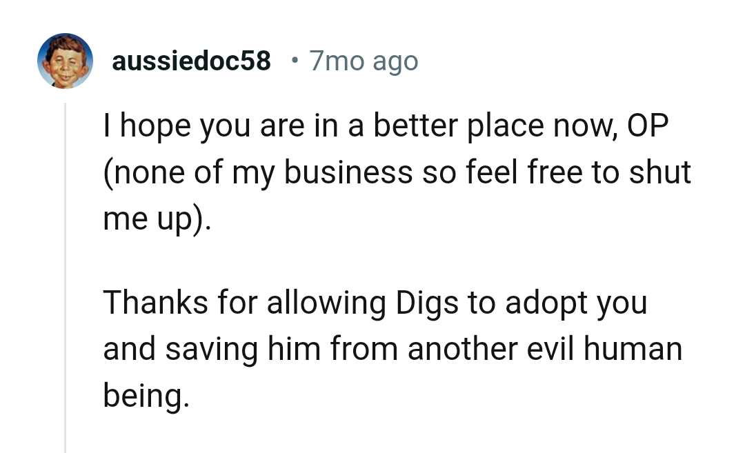 The OP's in a better place now