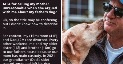 Teen Calls His Mom Unreasonable For Not Allowing Him To Spend Time With Father's Dog Who Bit His Sister Badly