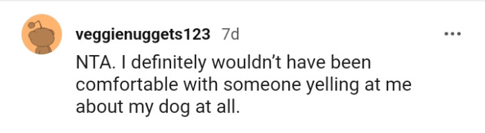 This Redditor would have been uncomfortable too