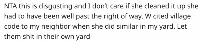 7. It does not matter whether she cleans it or not; it's disgusting.