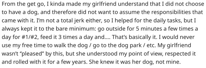 She rolled with it for a few years.