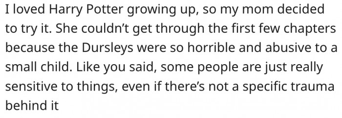 19. Some people are overly sensitive.