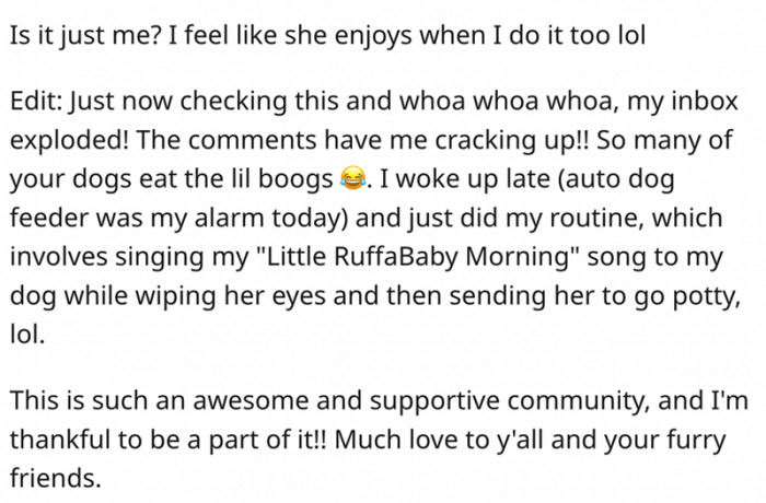 And the short story follows...