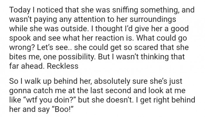 I wasn't thinking that far ahead