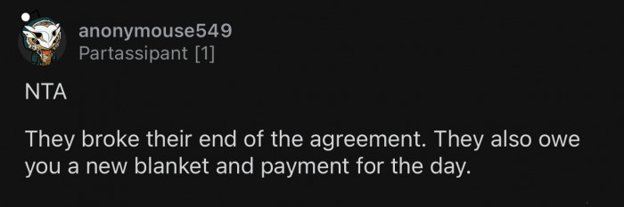 They are the ones at fault here.