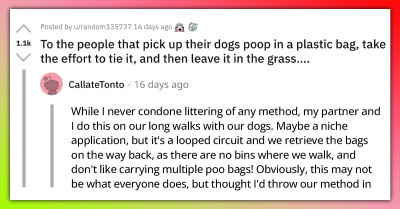 Redditor Vents About The Poor Poop Disposing Culture Of Dog Parents