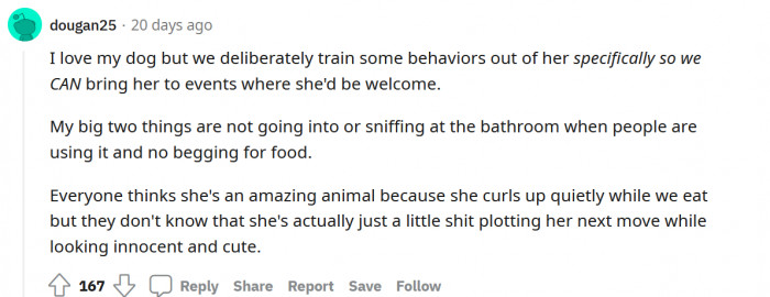 It's all about the training.