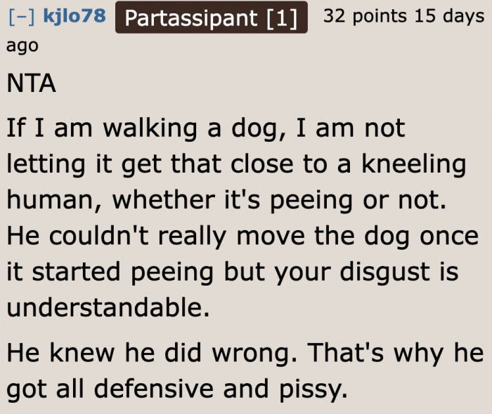 Nope, the original poster (OP) isn't the jerk for telling off the rude guy.