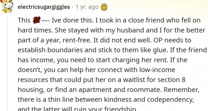 Redditor with a similar experience said: