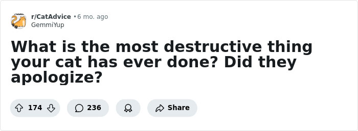 The question pops up...