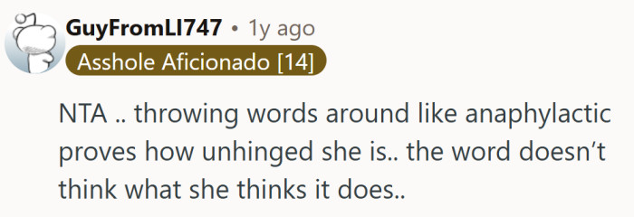 It’s one thing to worry about allergies — it’s another to weaponize the vocabulary.