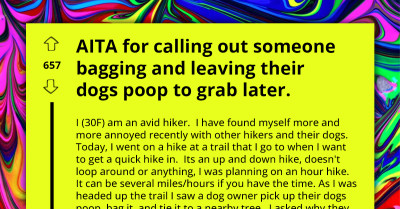 Thirty-Year-Old's Battle Against Dog Litter On Mountain Trails