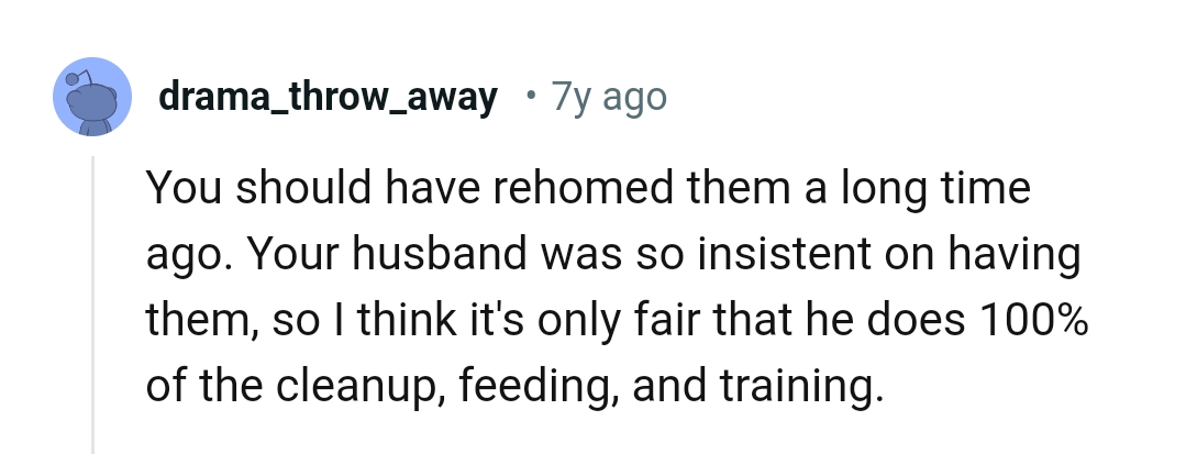 It's Fair for Him to Do All the Cleanup