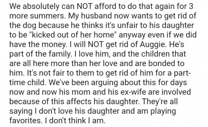 I will NOT get rid of Auggie