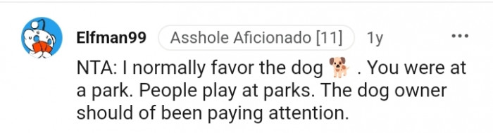 11. You were at the park and people play at parks