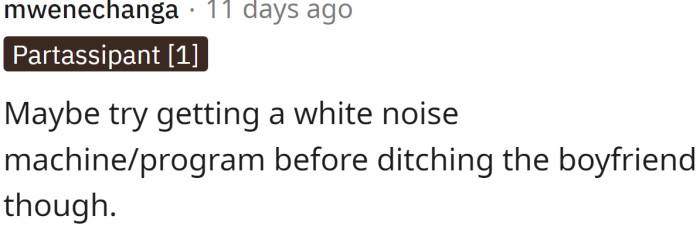 Finally, some common sense