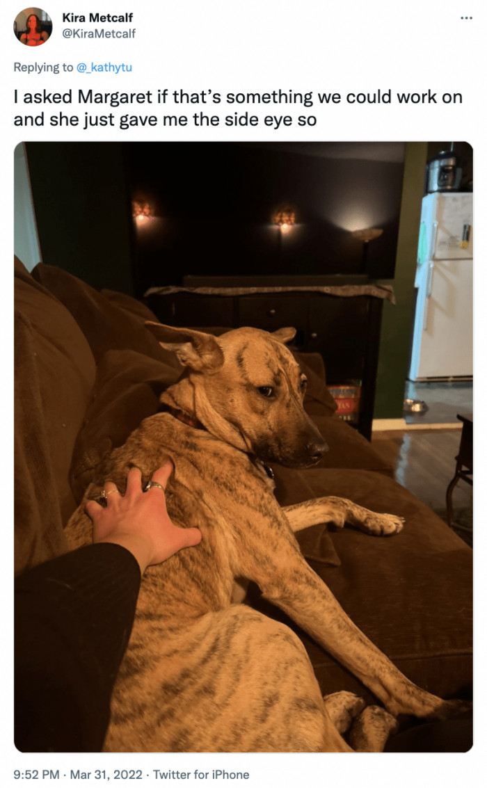 Margaret Gave Me the Side Eye