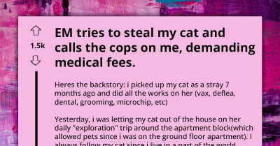 Entitled Mom Tries to Steal Man's Cat and Calls the Cops on Him, Demands Medical Fees, but It All Blows Up in Her Face