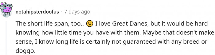 They do have short lives