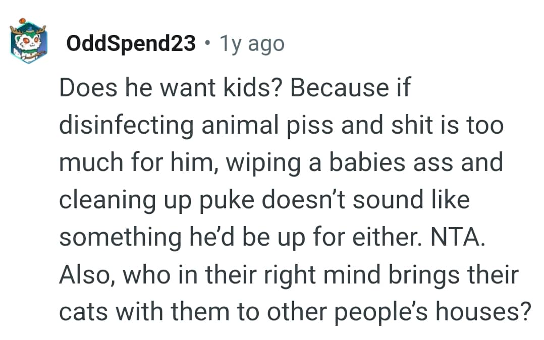 This Redditor is making a good point.