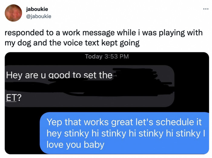 30. This is the exact reason why voice-to-text was invented