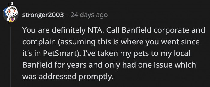 It might be a good idea for OP to write a formal complaint