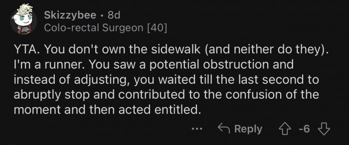 OP doesn't own the sidewalk.